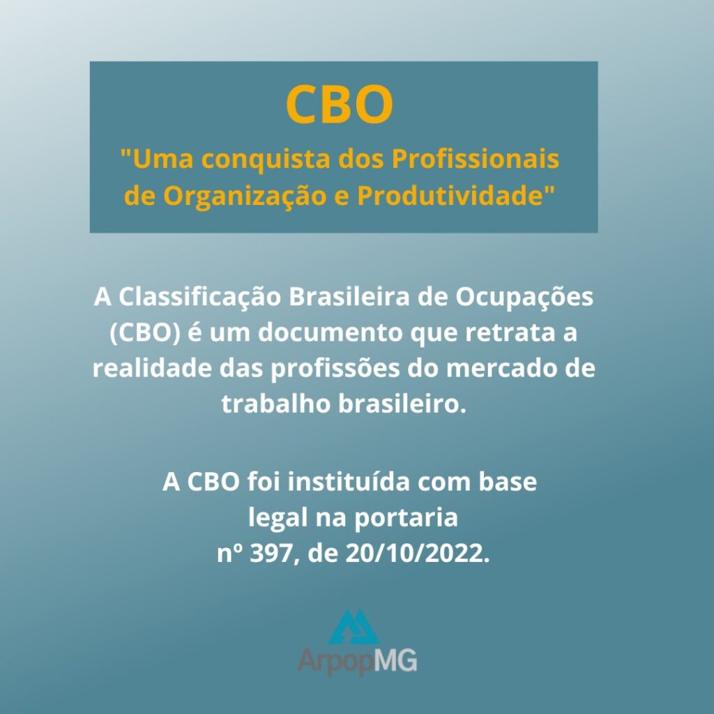 O que é CBO - Classificação Brasileira de Ocupações?